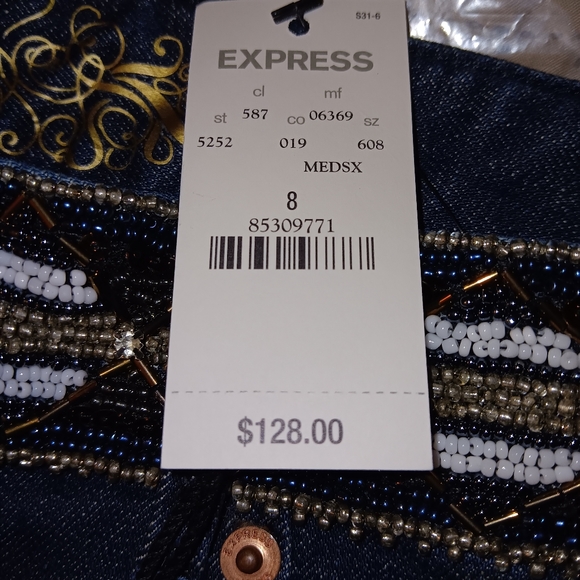 Embroidered RUNWAY EXPRESS SHORTS Sexy - Picture 8 of 8